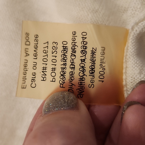 Alice + Olivia Cream Ruffled Women's Sweater Size S! - Picture 4 of 9